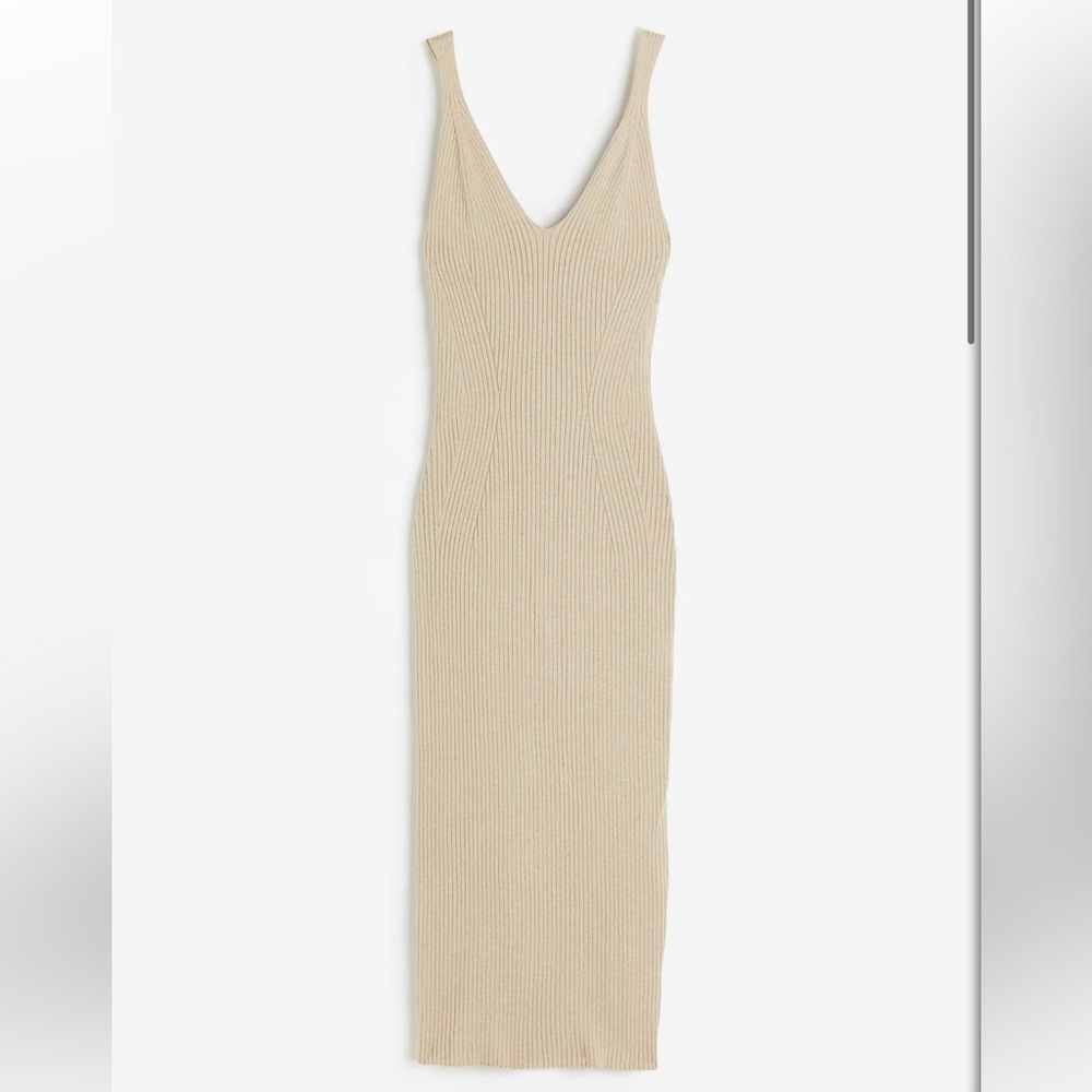 NWOT H&M Rib-knit Midi Dress